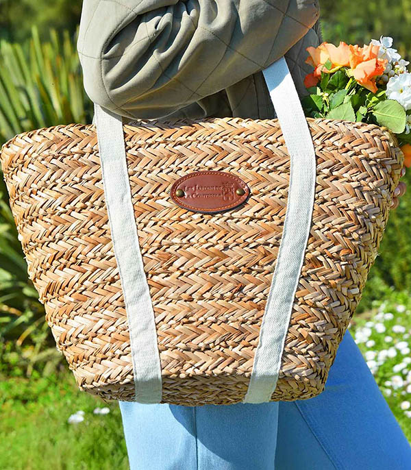 Panier de Plage Pique-Nique Riviera Lin Les Jardins de la Comtesse