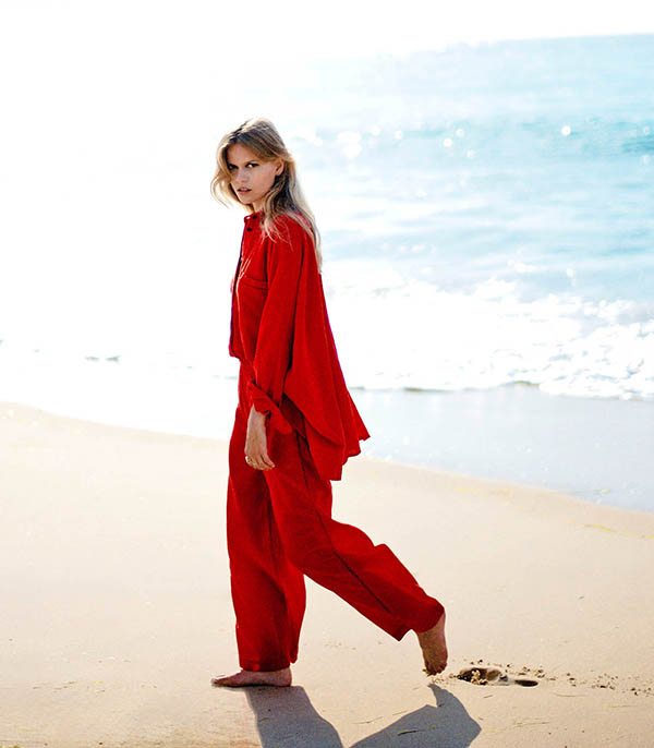 Chemise Mallorca Corail Maison Saint Julien