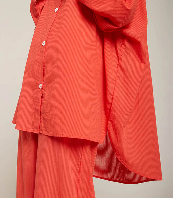 Robe Chemise Port Miou Corail Maison Saint Julien