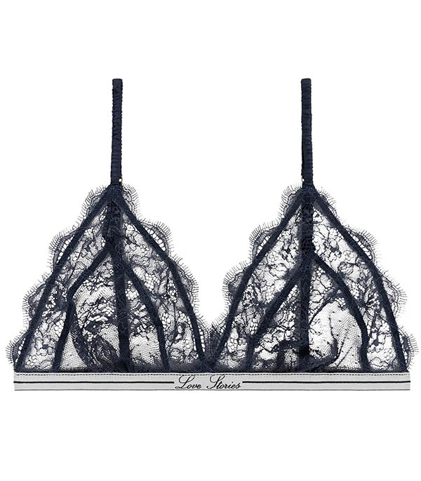 Soutien-gorge triangle Love Lace Dark Blue Love Stories
