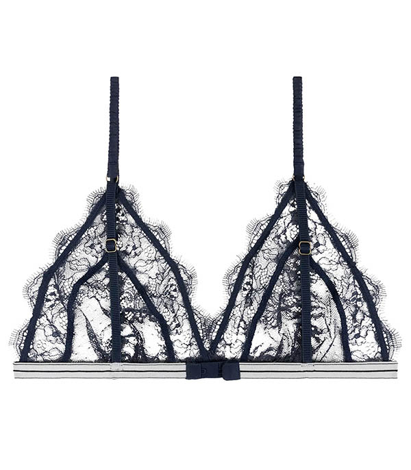 Soutien-gorge triangle Love Lace Dark Blue Love Stories
