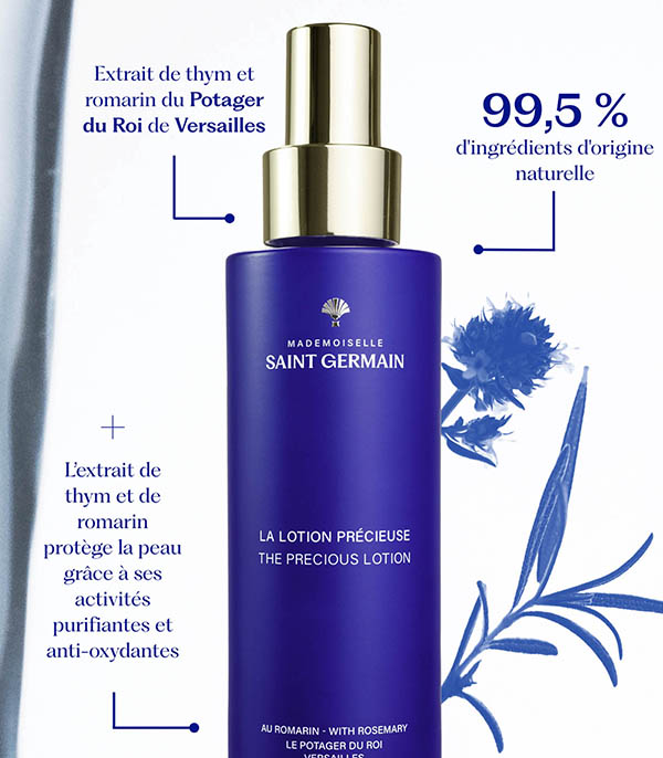 Lotion précieuse 120 ml Mademoiselle Saint-Germain