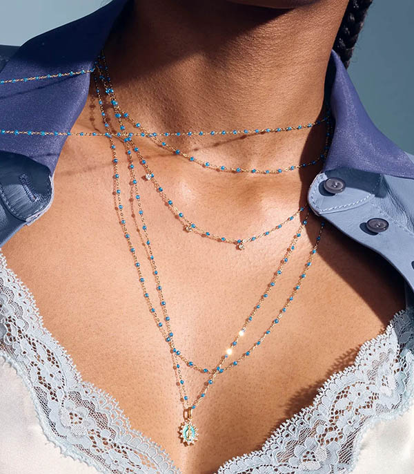 Collier Gigi Suprême Or Jaune 3 Diamants Gigi Clozeau