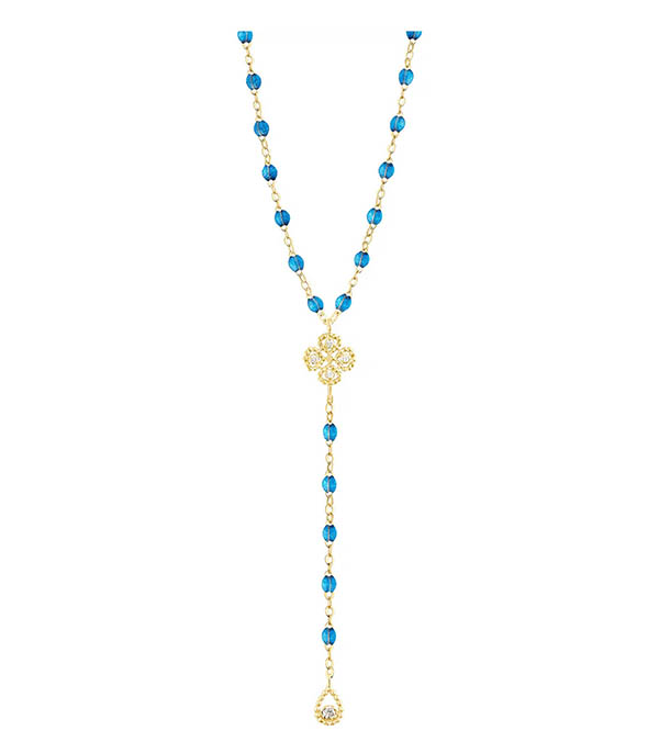 Collier Chapelet Lucky Trèfle Or Jaune Gigi Clozeau