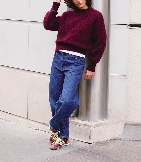 Pull Mohair Jane Aubergine Surprise Paris