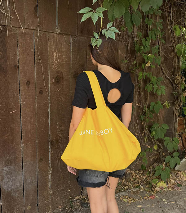 Tote bag Jane de Boy Jaune Jane de Boy