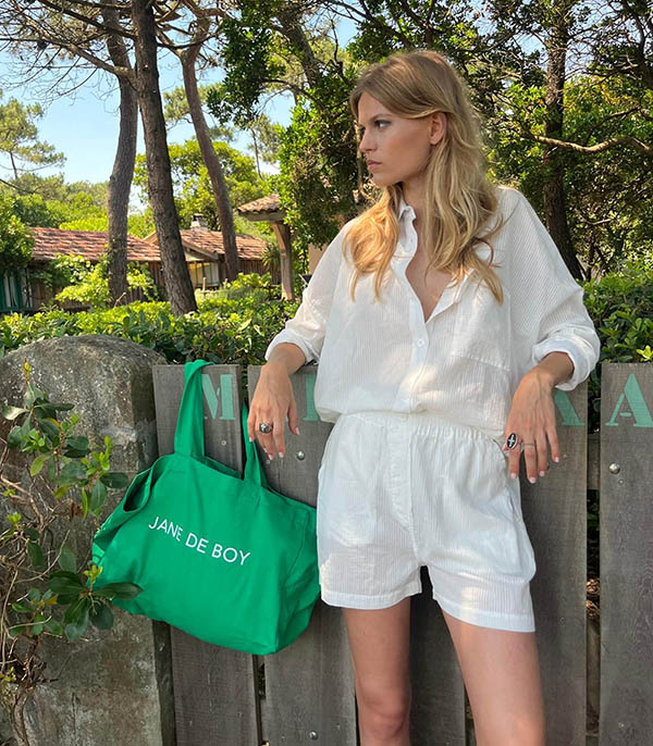 Tote bag Jane de Boy Vert Jane de Boy