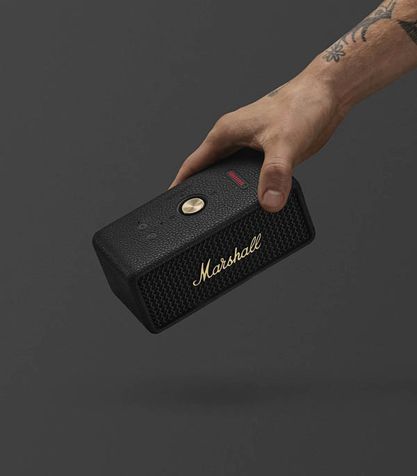 Enceinte Emberton III Black and Brass Marshall