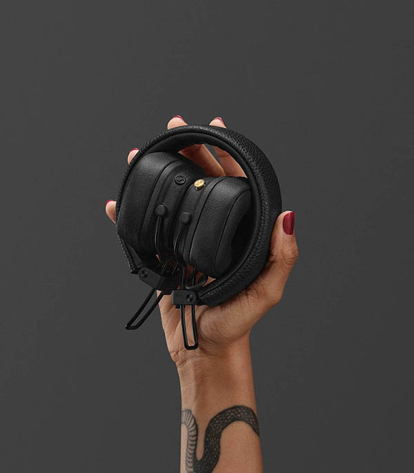 Casque Major V Black Marshall