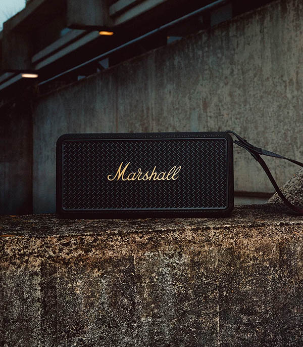 Enceinte Portable Middleton II Black and Brass Marshall
