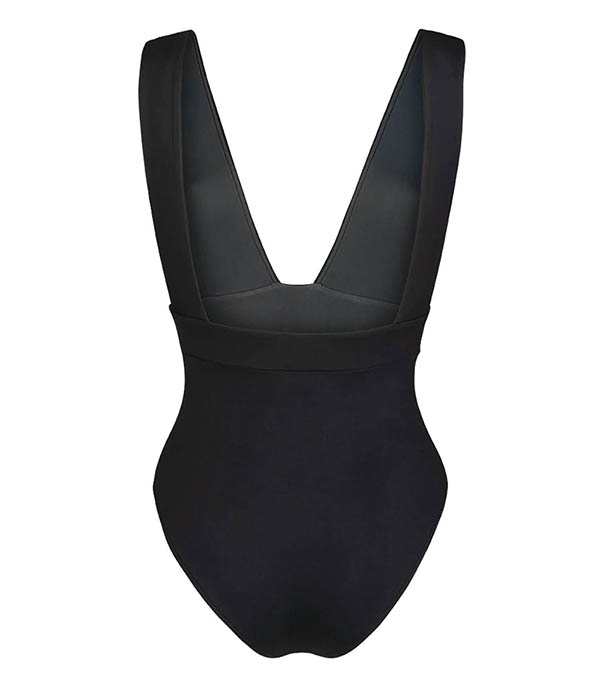 Maillot de bain 1 pièce Le Plongeant Noir Anja