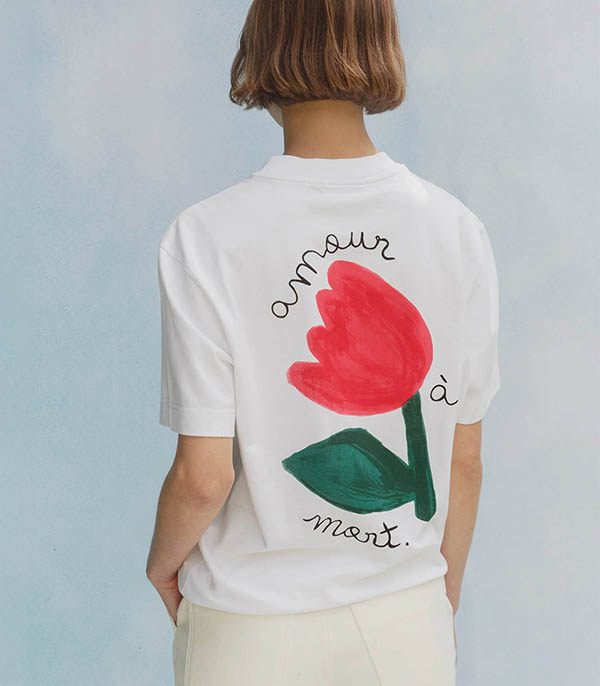 Tee-shirt Fleur Vrai