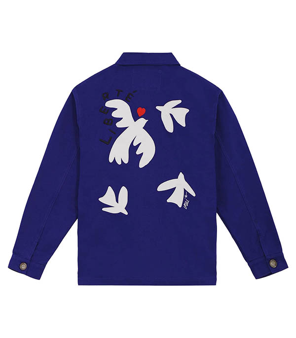 Veste Liberté Bleu Outremer Vrai
