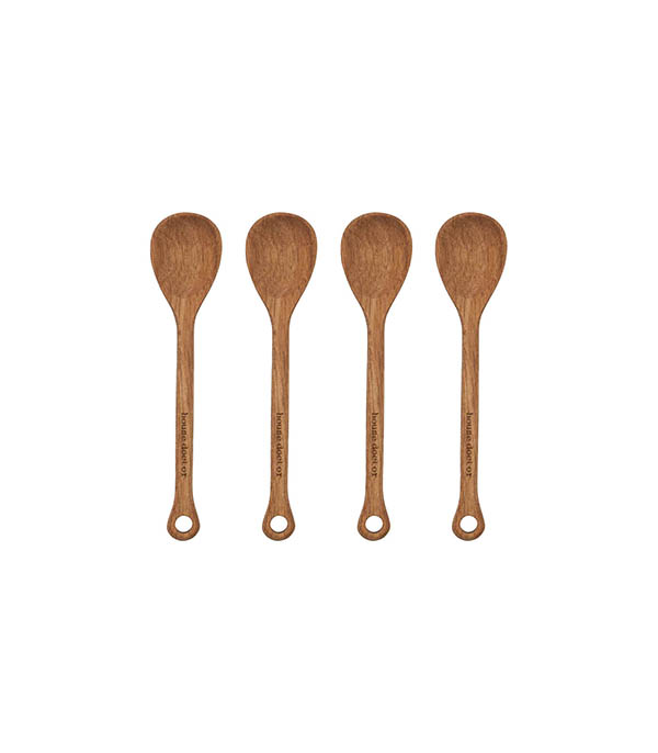 Set de 4 cuillères de service en bois d'acacia House Doctor