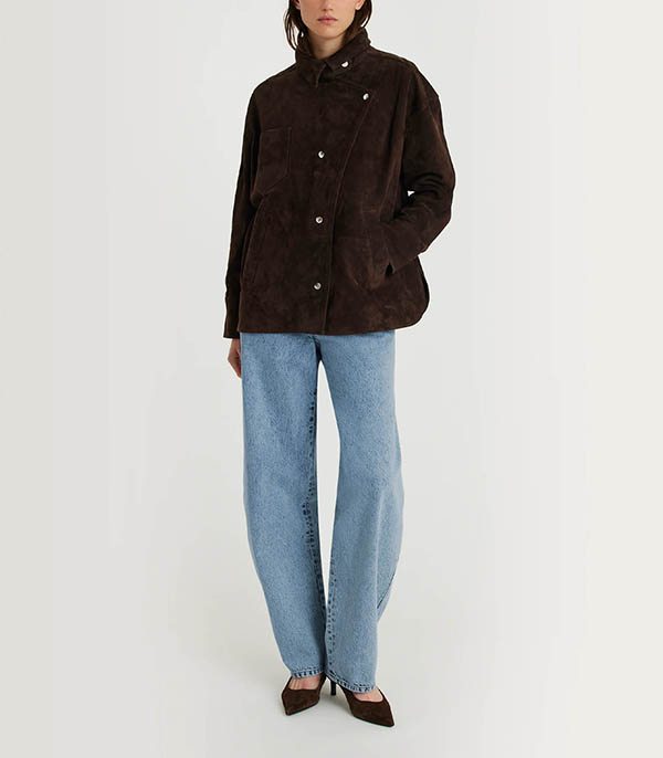 Surchemise Egan Suede Brown Margaux Lonnberg