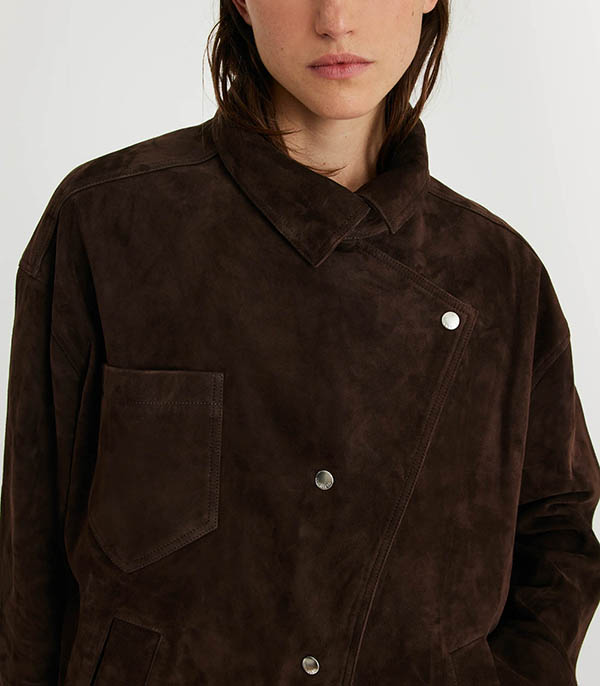 Surchemise Egan Suede Brown Margaux Lonnberg