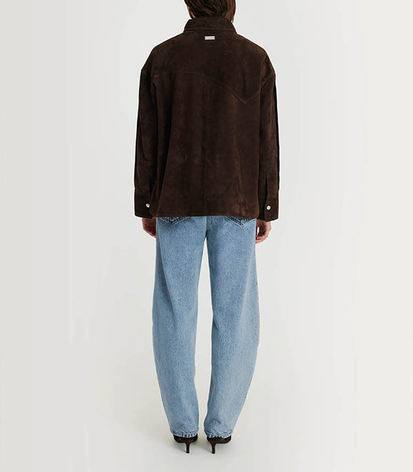 Surchemise Egan Suede Brown Margaux Lonnberg