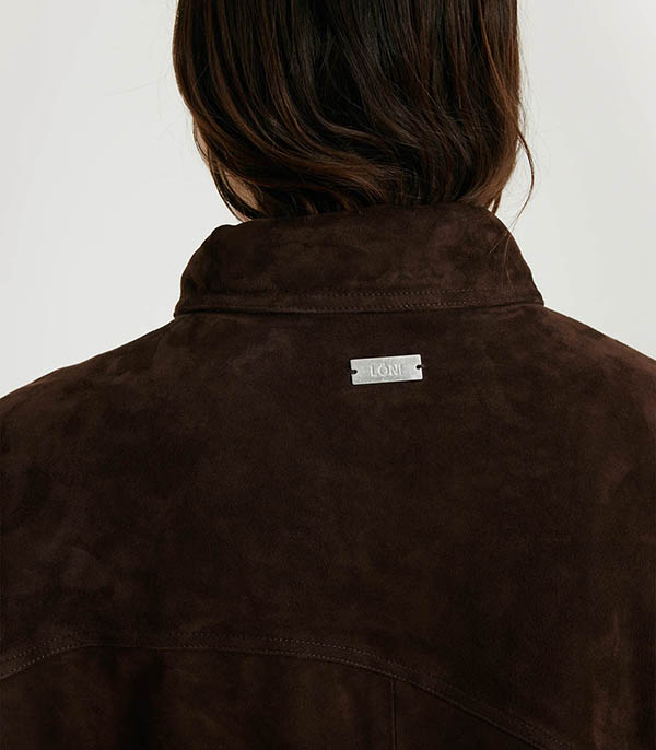 Surchemise Egan Suede Brown Margaux Lonnberg