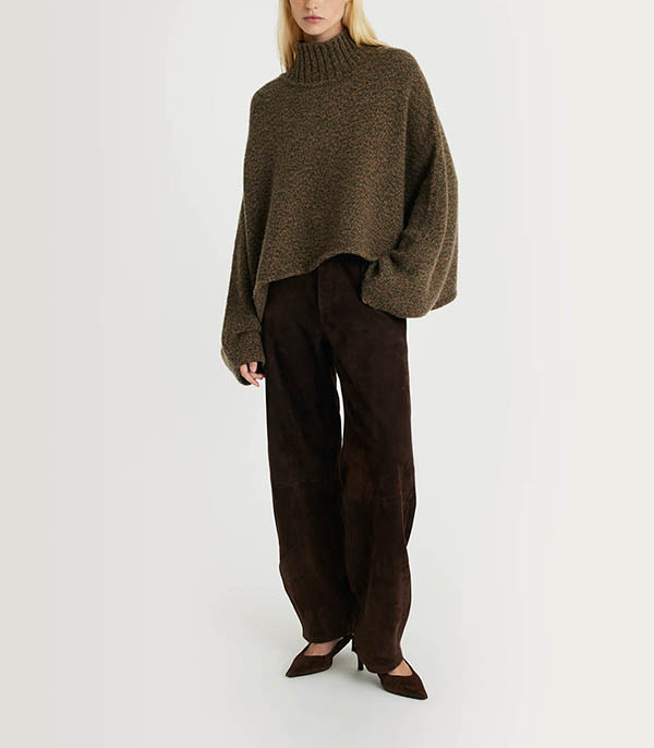Maille Otis Mix Green Margaux Lonnberg