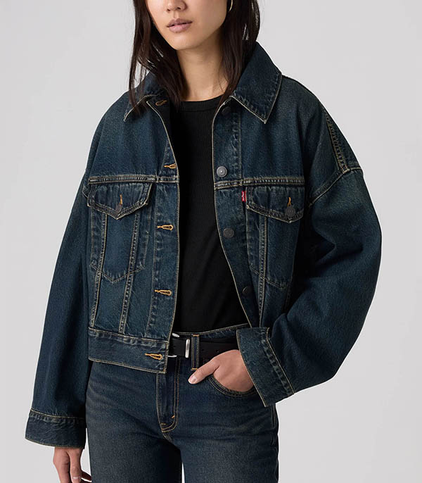 Veste en jean Loose Crop Trucker High Vibration Levi's