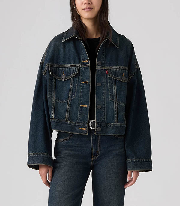 Veste en jean Loose Crop Trucker High Vibration Levi's