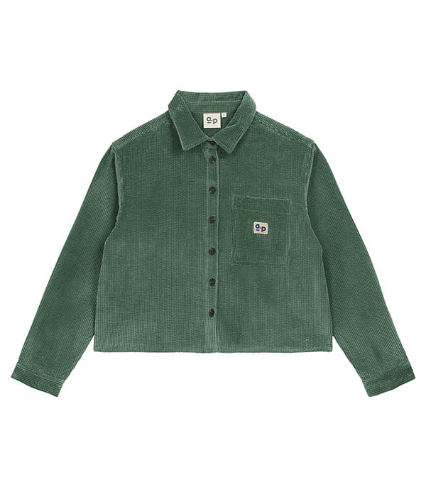 Surchemise Velours Vert Arsène et les Pipelettes