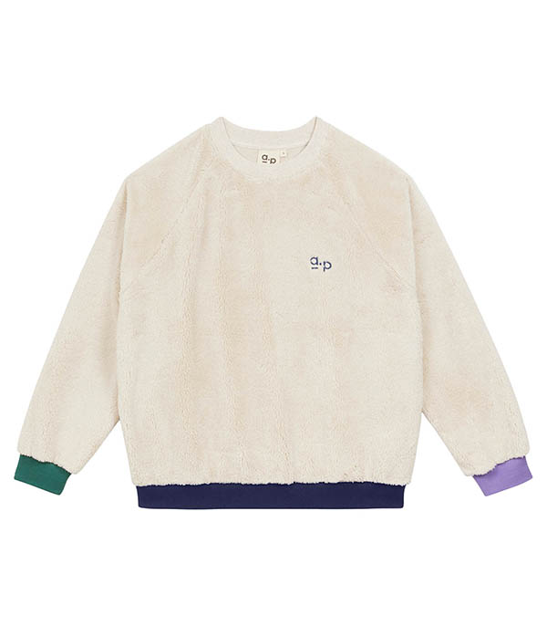 Sweat-shirt Sherpa Tricolore Arsène et les Pipelettes