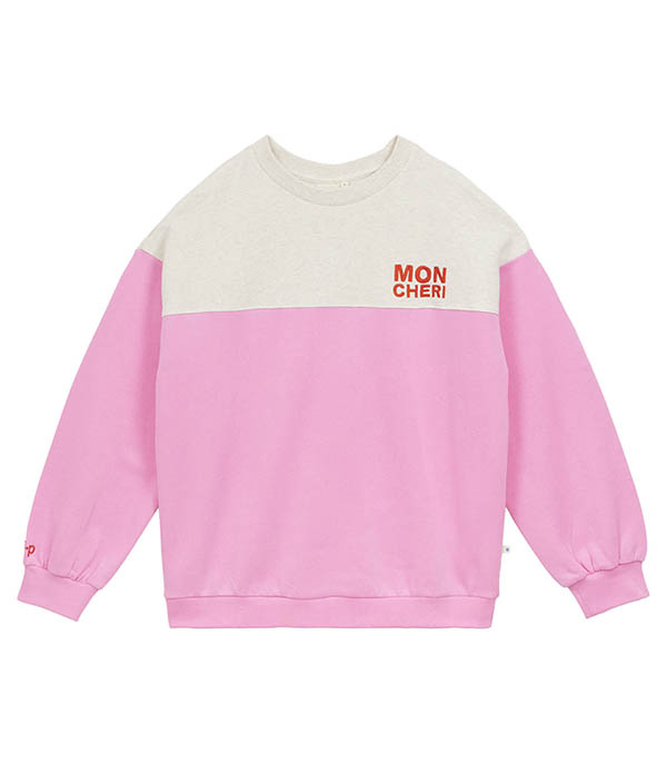 Sweat-shirt Molleton Bicolore Bubble Gum Arsène et les Pipelettes