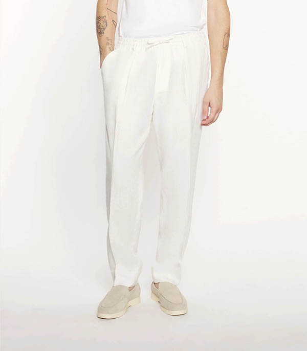 Pantalon lin homme AD187 Off White ACE DENIM
