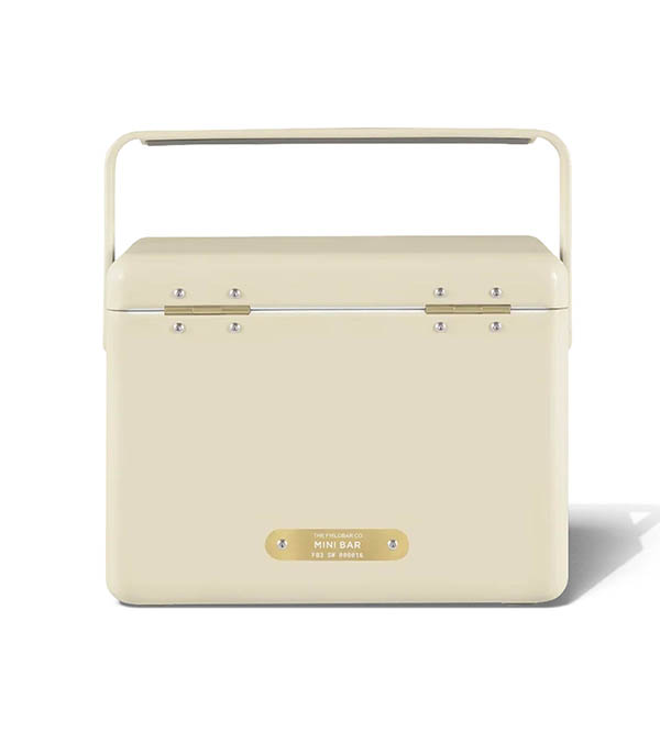 Glacière Mini Bar Safari White Fieldbar