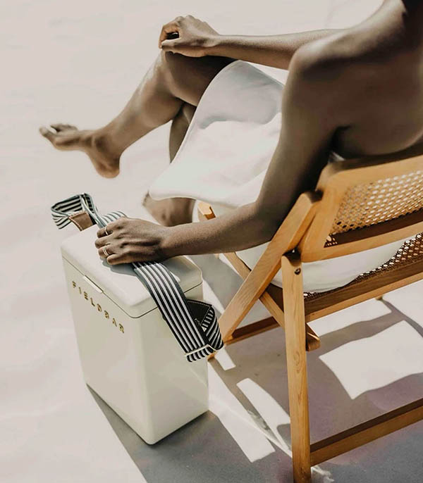 Bandoulière Swing Rayée Sea Boat & Safari White Fieldbar