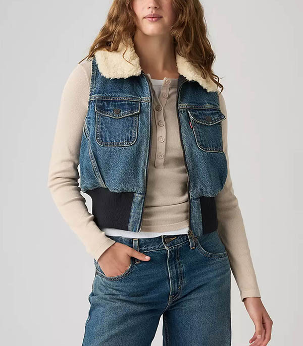 Blouson sans manches Tiny Sherpa Levi's