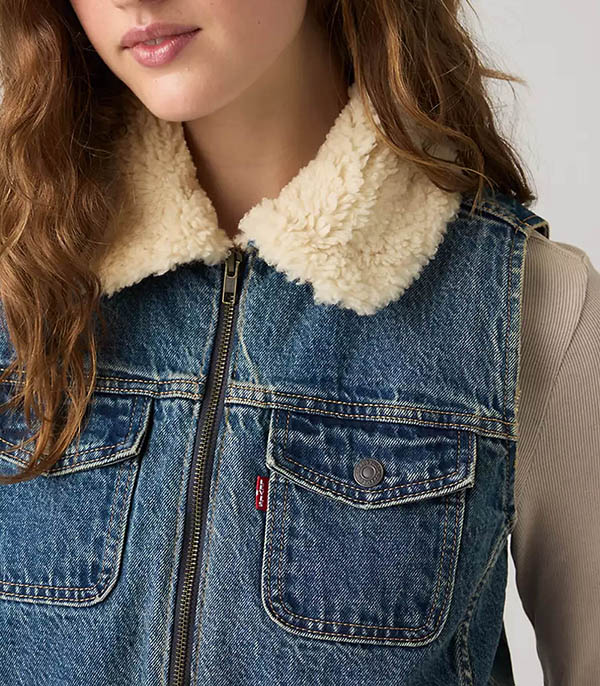 Blouson sans manches Tiny Sherpa Levi's