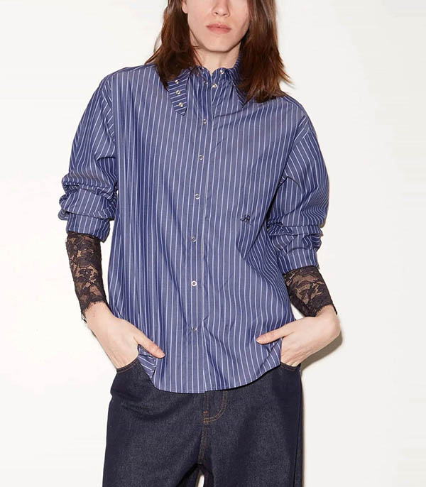 Chemise Ally Roma Bleu Roseanna