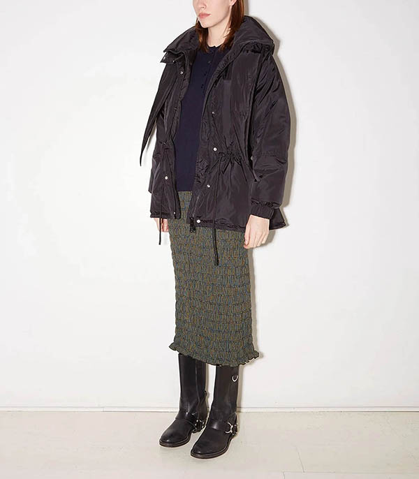 Doudoune Park Puffer Charbon Roseanna