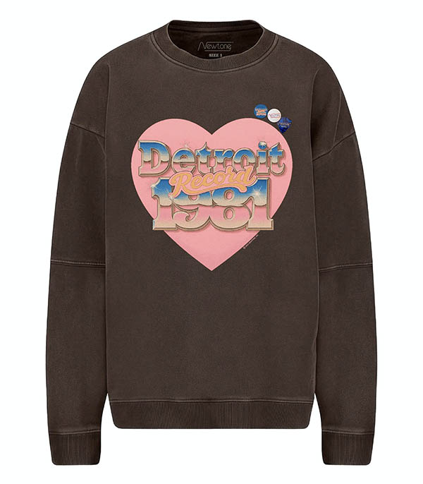 Sweat-shirt Roller Studio Brown Newtone