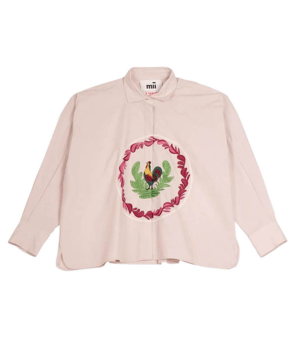 Chemise Brodée Greta La Table Mii - Taille M