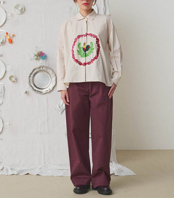 Chemise Brodée Greta La Table Mii