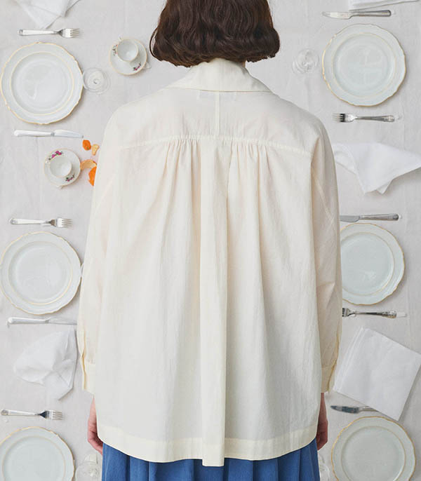 Chemise Emmanuella Assiette Cassée Off White Mii