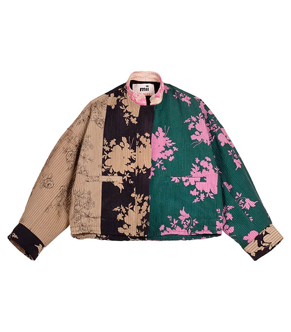 Veste Liv La Vaisselle Patchwork Multicolore Mii