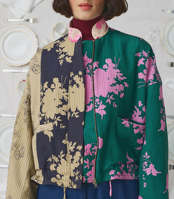 Veste Liv La Vaisselle Patchwork Multicolore Mii
