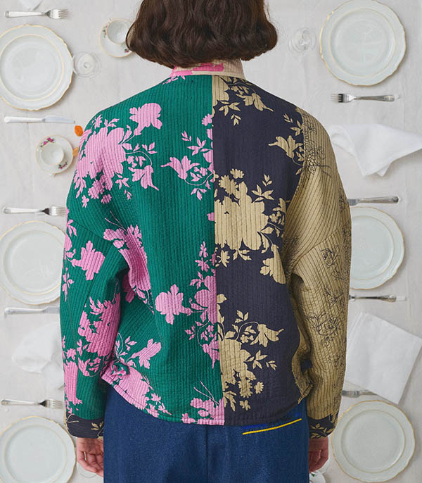 Veste Liv La Vaisselle Patchwork Multicolore Mii