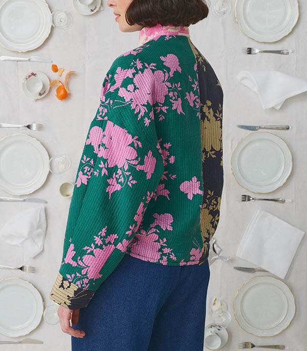 Veste Liv La Vaisselle Patchwork Multicolore Mii