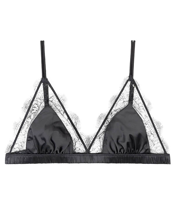 Soutien-gorge triangle Love Lace Anthracite Grey Love Stories - Taille 1