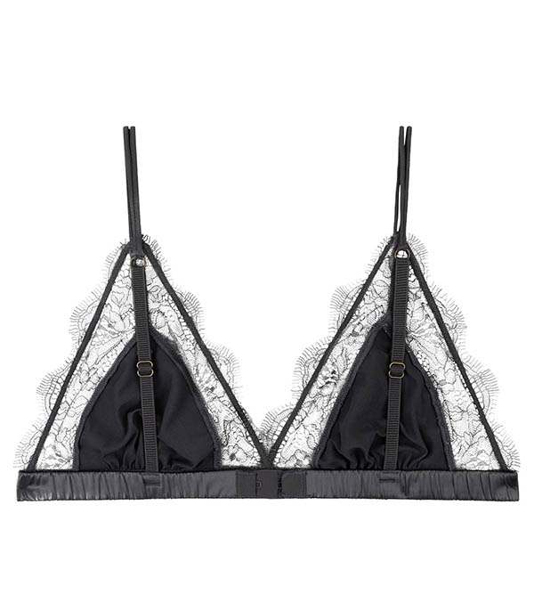 Soutien-gorge triangle Love Lace Anthracite Grey Love Stories