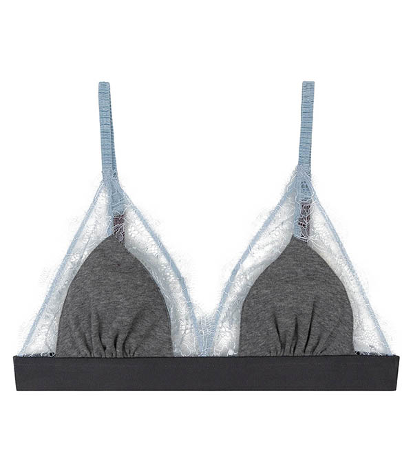 Soutien-gorge triangle Love Lace Grey Love Stories
