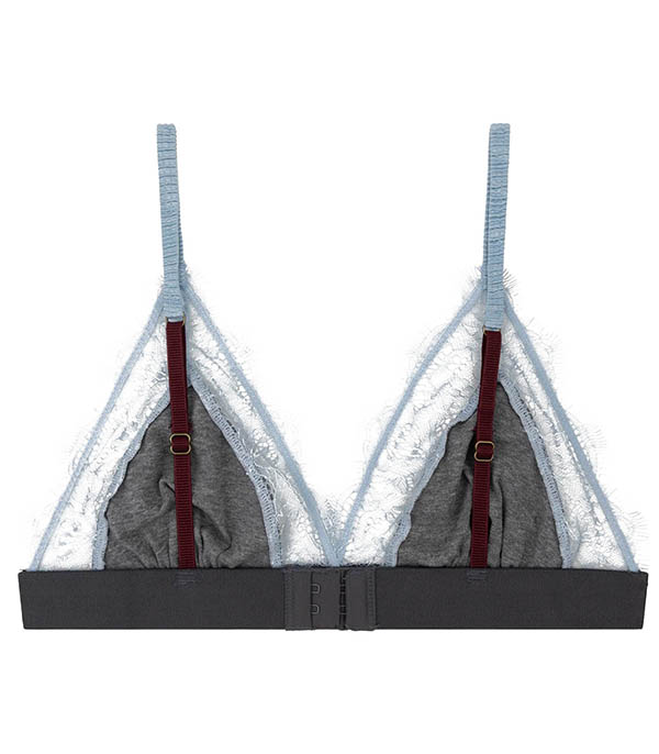Soutien-gorge triangle Love Lace Grey Love Stories