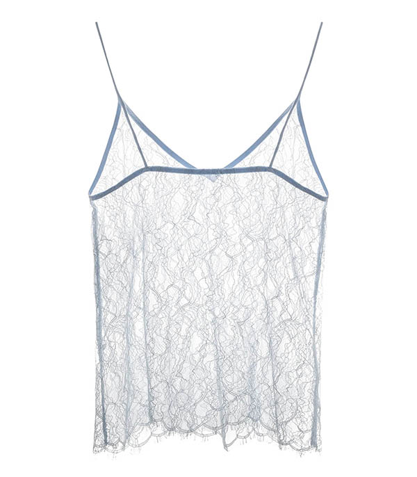 Caraco dentelle Eve Light Blue Love Stories