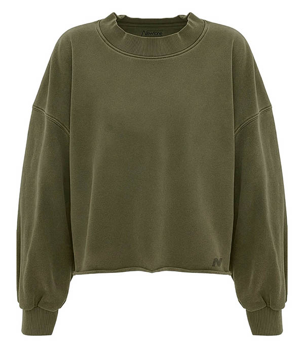 Sweat-shirt Porter Daily Kaki Newtone