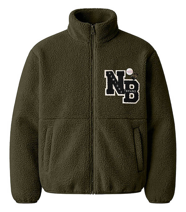 Veste Sherpa Carter Varsity Kaki Newtone